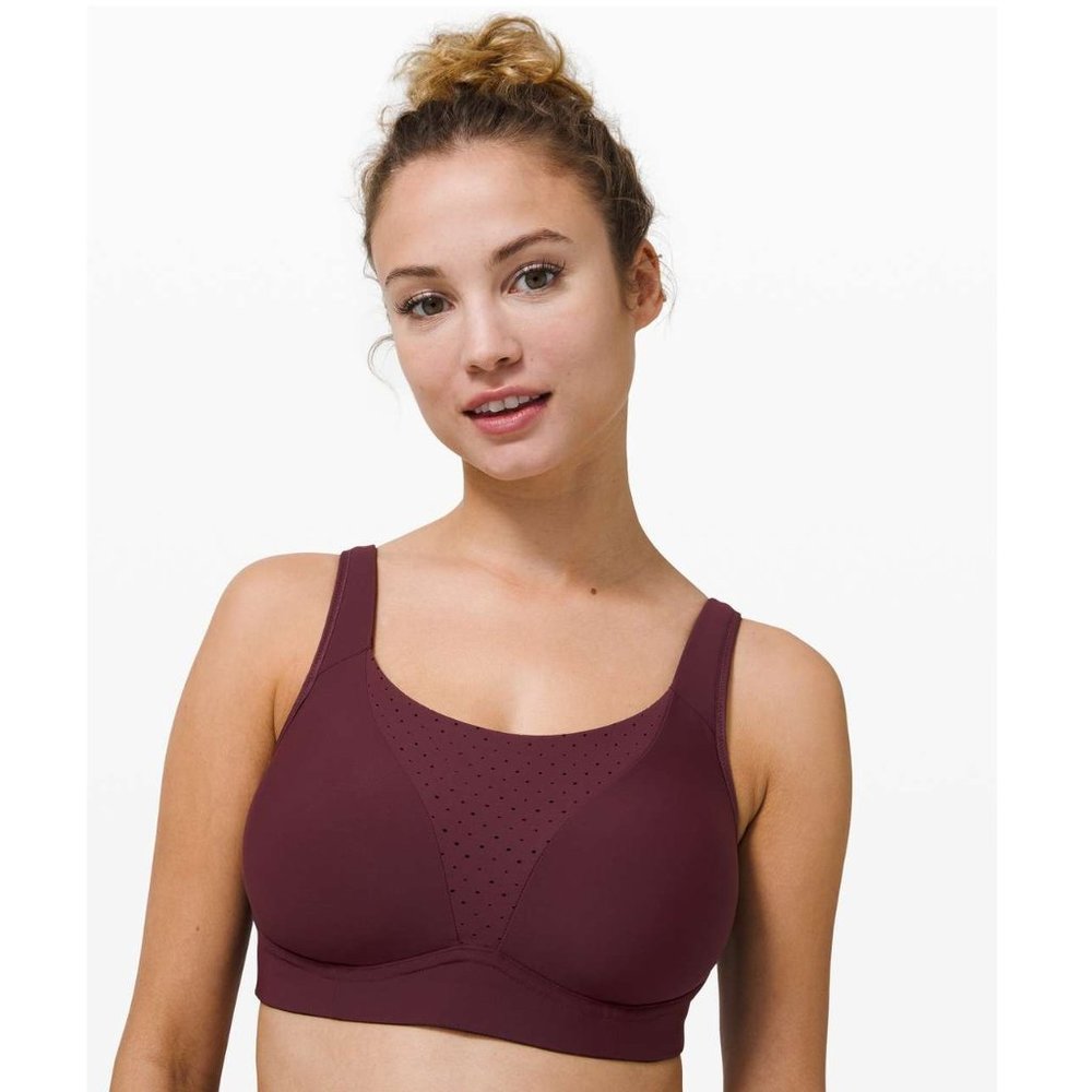 Lululemon Run Times Bra / Size 36D / Cassis High Support Sports